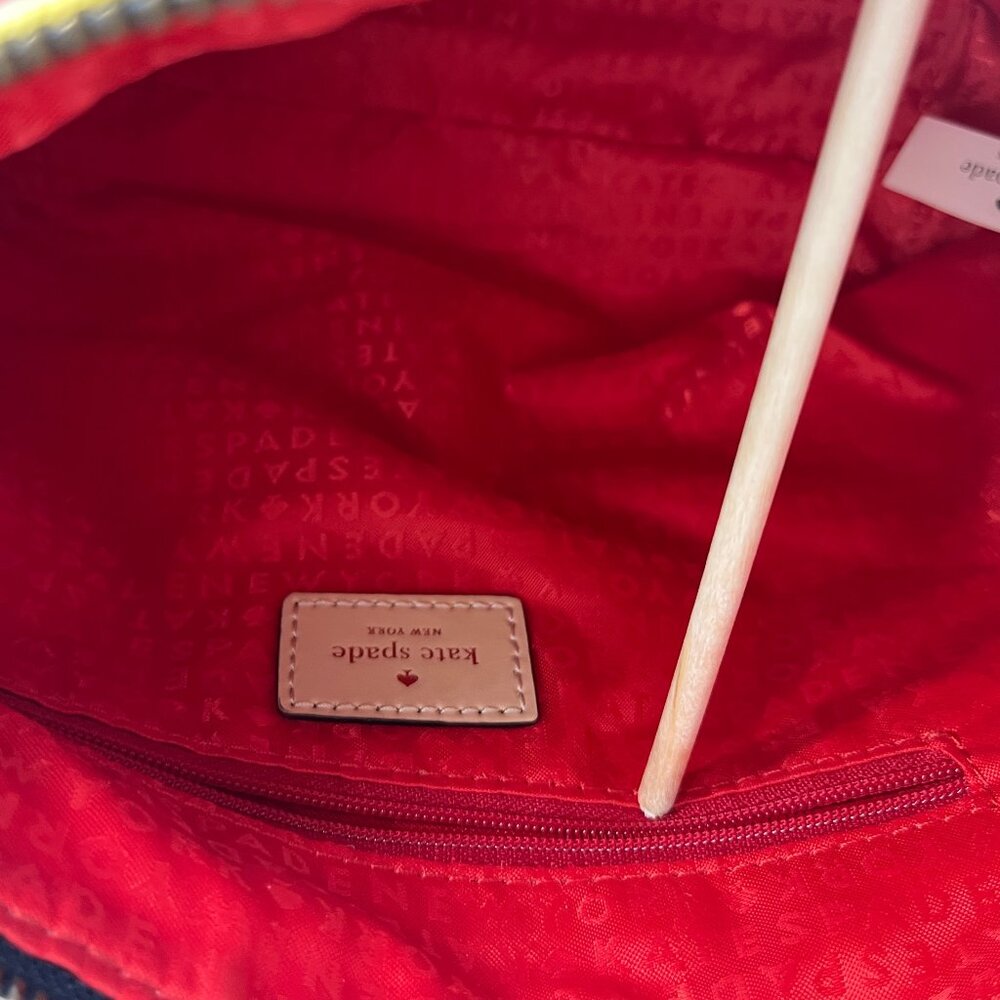 KATE SPADE FOREVER STRIPES HAILEY WESTCHESTER CROSSBODY BAG W/GOLD TONE HARDWARE - Picture 10 of 10